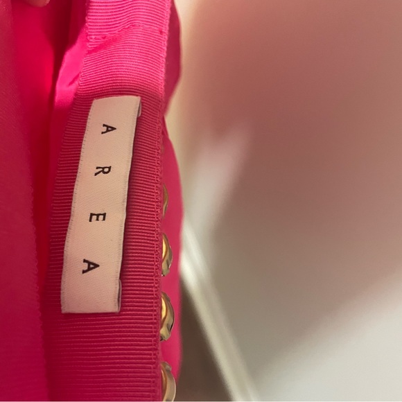 Area Crystal Dome Draped Top and Skirt Set size 10 in Pink - Picture 6 of 9